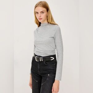 Rails Joelle Top- in Heather Grey